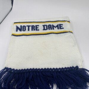 Vintage Notre Dame Football Fighting Irish Knit Scarf